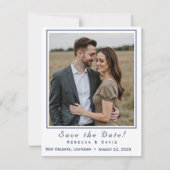 Two Hearts Catholic Flat Save The Date Card (Devant)