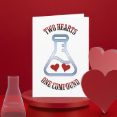 Two Hearts Chemistry Valentijnsdag Kaart