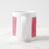 TWO HEARTS KNIT Grand Mug Blanc (Dos)