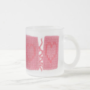TWO HEARTS KNIT Matglazen mok