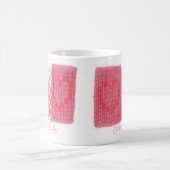 TWO HEARTS KNIT Mug Blanc + Texte (Centre)