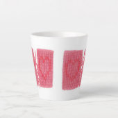 TWO HEARTS KNIT Tasse à Latte (Devant)