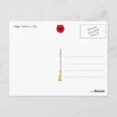 Two Hearts met Fireworks Briefkaart (Achterkant)