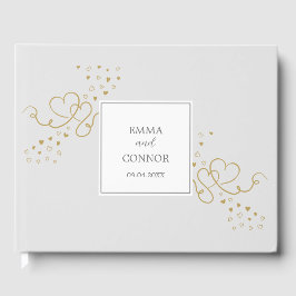 Two Hearts Modern Weeding Gastenboek