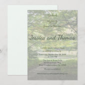 Two Hearts One Journey Photo Wedding Invitation (Devant / Derrière)
