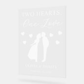 Two Hearts, One Love Personalized Wedding (Angle)