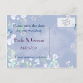 Two Hearts: Save the Date Wedding Briefkaarten (Achterkant)