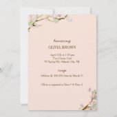 Two Hearts Spring Vrijgezellenfeest Kaart (Achterkant)