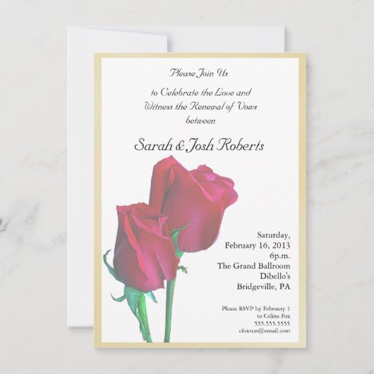 Two Hearts Two Souls Roos bruiloft uitnodiging (Achterkant)