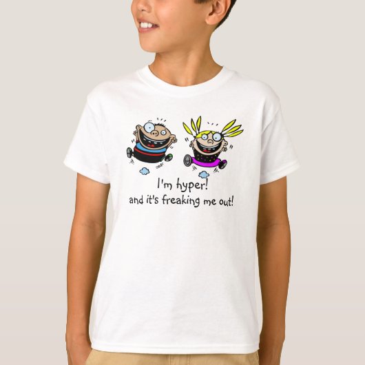 Two Hyper Kids T-shirt (Voorkant)