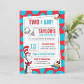 Two I Am | Invitation d'anniversaire du Chat dans (Debout devant)