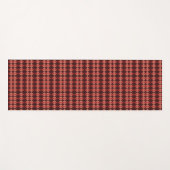 Two images of a red and black plaid rectangular  yogamat (Voorkant (horizontaal))