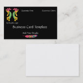 Two Kokopelli Logo Visitekaartje (Voorkant / Achterkant)