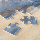 Two Labrador Retrievers on Beach Legpuzzel (Zijkant)