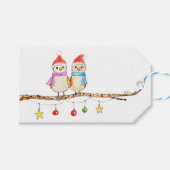 Two Little Birds On A Branch Cadeaulabel (Voorkant (Horizontaal))