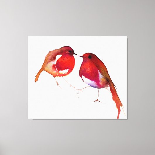 Two Little Ink Birds 2014 Canvas Afdruk (Voorkant)