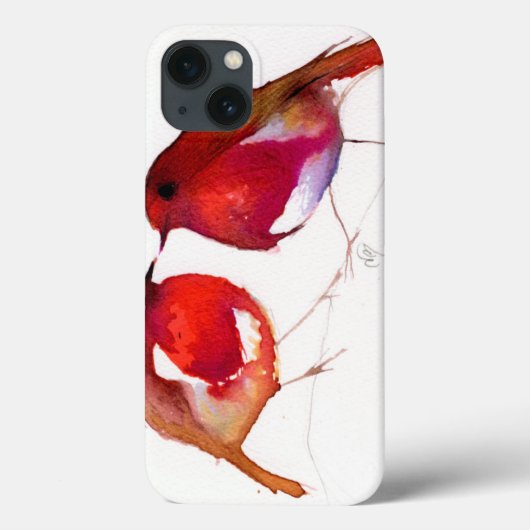 Two Little Ink Birds 2014 Case-Mate iPhone Case (Achterkant)