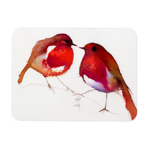 Two Little Ink Birds 2014 Magneet