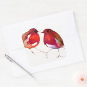 Two Little Ink Birds 2014 Vierkante Sticker (Envelop)