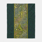 Two Lizard Face Off Fleece Deken (Voorkant)