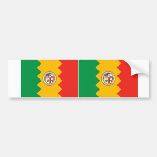 TWO Los Angeles vlag Bumpersticker