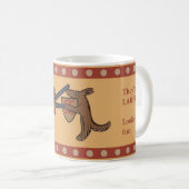 Two Medieval Wolves Coffee Mug (Devant droit)