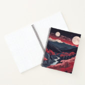 Two Moons Over The Mountains Spiral Bullet Journal (Intérieur)