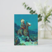 Two Moons van Frank Tenney Johnson Feestdagenkaart (Staand voorkant)