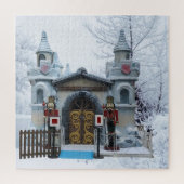 Two Nutcracker Guards outside Santas Palace Christ Legpuzzel (Verticaal)