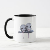 "Two Opossum" Ringer Mok (Links)