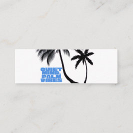 Two Palm Trees Wall Art | Tropical Minimalist Mini Visitekaartje