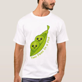 Two Peas In a Pod Leuk en Punny T-shirt