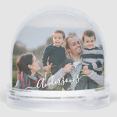 Two Photo Family Christmas 20XX Name Keepsake (Arrière)