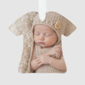 Two Photos Minimalist Baby First Christmas (dos)