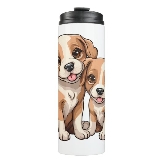 TWO PUPPIES Coffee Mug Thermosbeker (Voorkant)