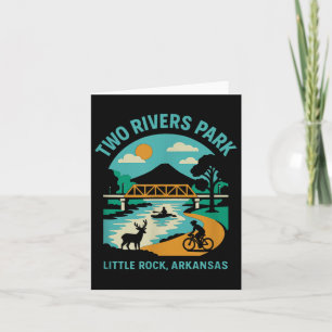 Two Rivers Park in Little Rock, Arkansas, brug V Kaart