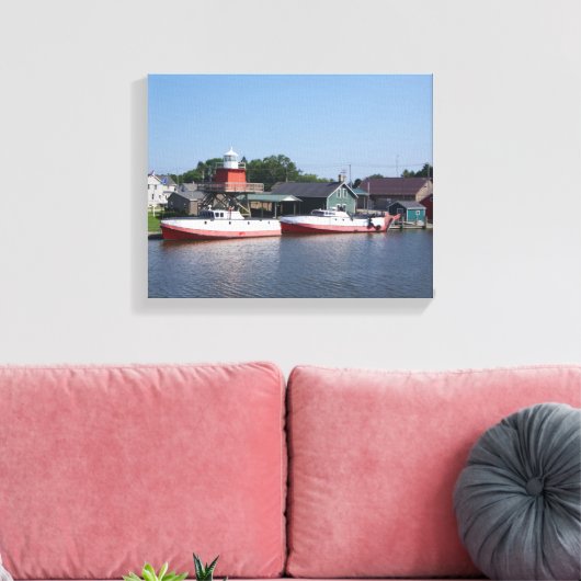 Two Rivers, Wisconsin, impression de toile (Insitu(Salon))