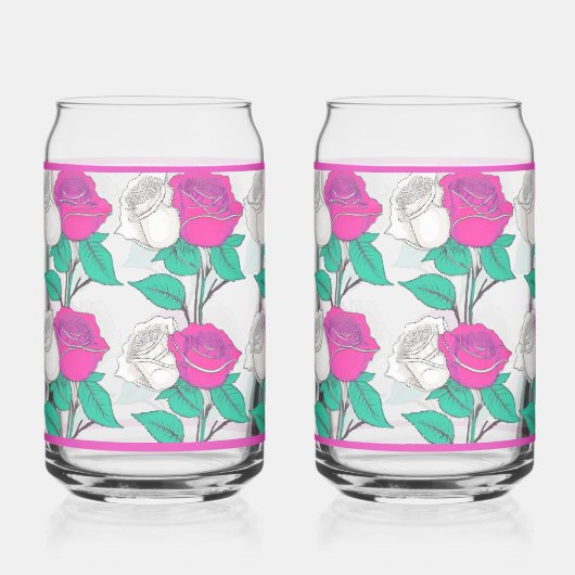 Two Roses Soda Glass Blikvorm Glas (Voorkant)