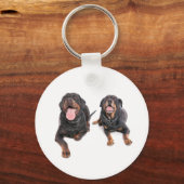 two rottweilers, sleutelhanger (Voorkant)
