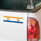 TWO San Jose Flag Bumpersticker (Op Truck)