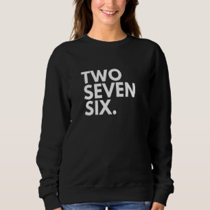TWO SEVEN SIX Netnummer 276 Bristol VA Virginia VS Trui