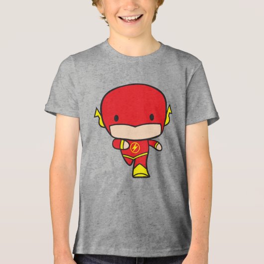Two-Sided Chibi Flash Tri-Blend Shirt (Voorkant)