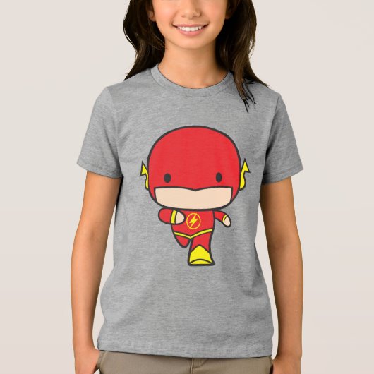 Two-Sided Chibi Flash Tri-Blend Shirt (Voorkant)