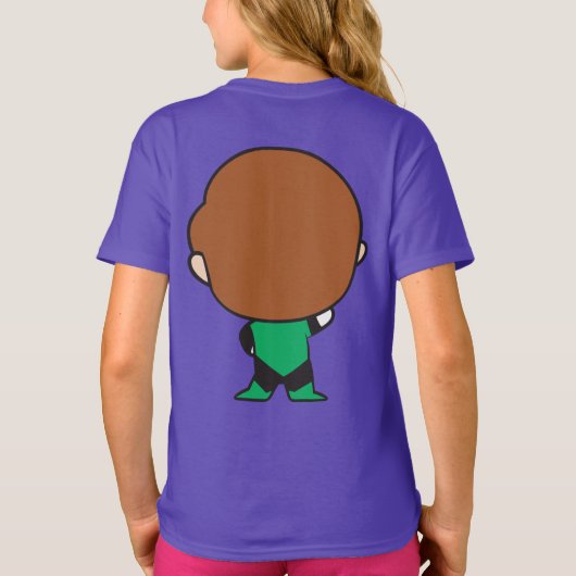 Two-Sided Chibi Green Lantern T-shirt (Achterkant)
