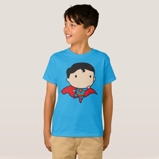 Two-Sided Chibi Superman T-shirt (Voorkant volledig)