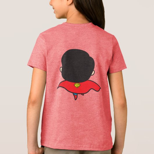 Two-Sided Chibi Superman Tri-Blend Shirt (Achterkant)