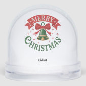 Two-Sided Customizable Snow Globe Snow Globe Sneeuwbol (Achterkant)