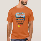 Two-Sided SPADES DOWN Racing T-shirt (Voorkant)