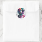 Two Sides Ronde Sticker (Tas)