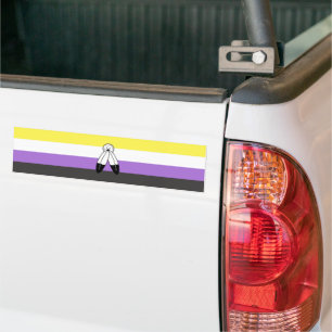 Two-Spirit Nonbinary Pride Vlag Bumpersticker